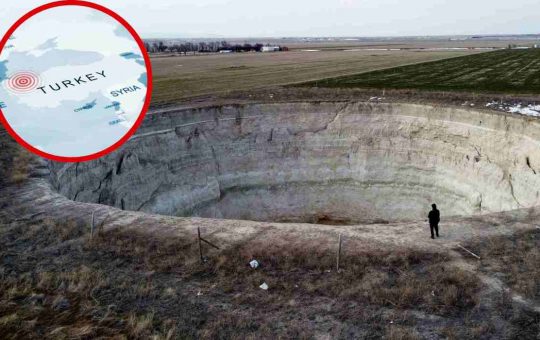 Terremoto Turchia, scoperta gigantesca voragine_ immagini incredibili