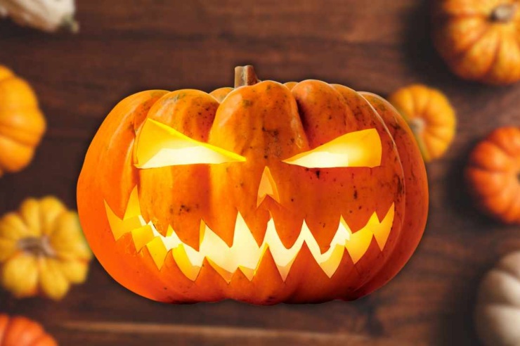 Zucca intagliata Halloween